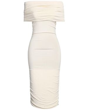 KHAITE Midi Dress - Natural