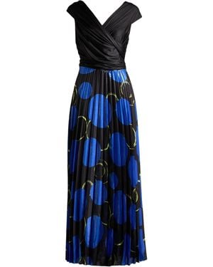 CAMILLA Maxi Dress Polyester, Elastane - Blue