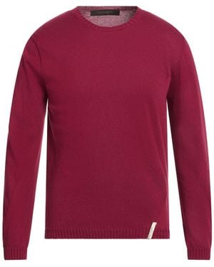 Messagerie Patrizio Piscaglia Burgundy Jumper Cotton - Red