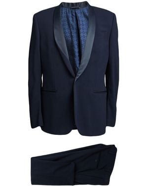 Tombolini Midnight Suit Virgin Wool, Elastane - Blue