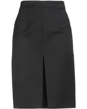 Nineminutes Midi Skirt Polyester, Viscose, Elastane - Black