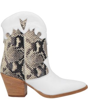 Niche Stiefelette - Weiß