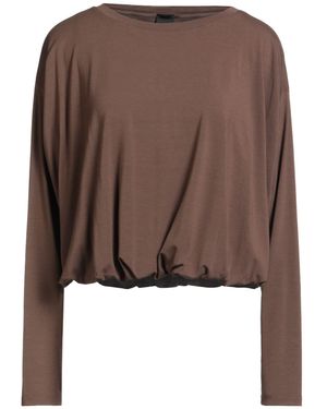 Pinko Dark T-Shirt Viscose - Brown