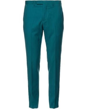 Michael Coal Deep Pants Virgin Wool, Elastane - Blue