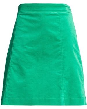 Marella Mini Skirt Cotton, Elastane - Green