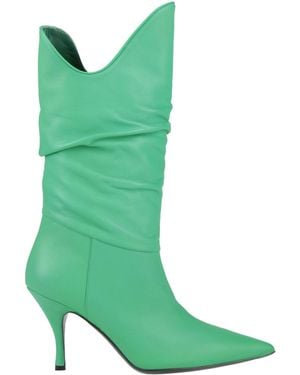 The Attico Boot Leather - Green