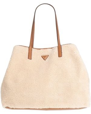 Guess Sand Handbag Polyurethane - Natural