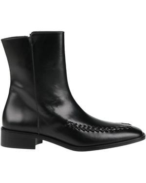 Hereu Ankle Boots Leather - Black