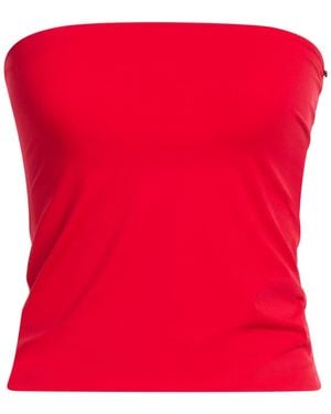 Sportmax Top Polyamide, Elastane - Red