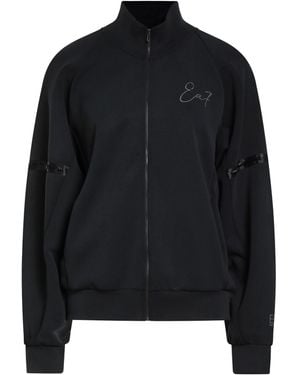 EA7 Sweatshirt Polyester, Modal, Elastane - Black
