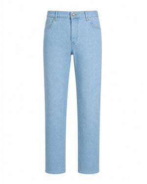 Hand Picked Jeans Cotton, Elastomultiester, Elastane - Blue