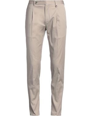 Tombolini Taupe Trousers Cotton, Elastane - Grey
