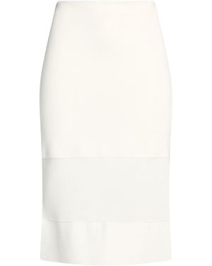 Tom Ford Ivory Midi Skirt Viscose, Polyamide - White