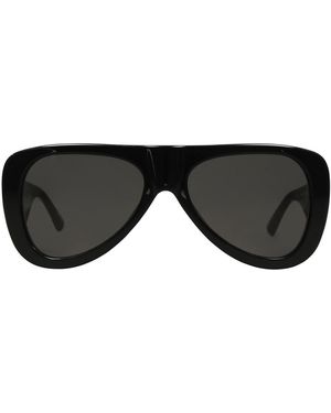 The Attico x Linda Farrow Sunglasses - Black