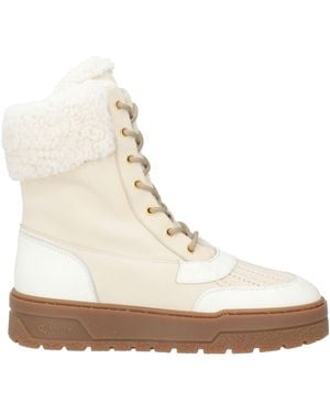 Pollini Ankle Boots Leather - Natural