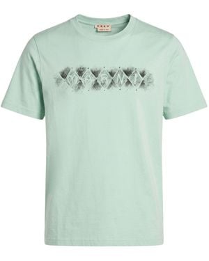 Marni Light T-Shirt Cotton - Green