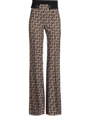 Elisabetta Franchi Trousers Polyester, Elastane - Grey