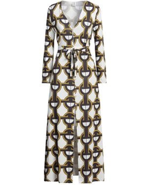 1 One Maxi Dress Viscose, Elastane - White