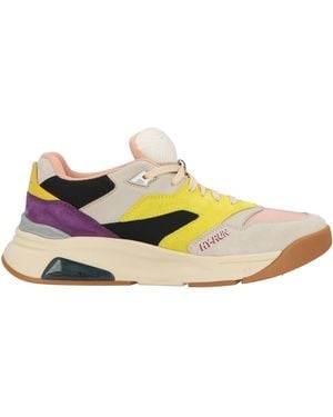 Santoni Light Trainers Leather, Textile Fibres - Multicolour