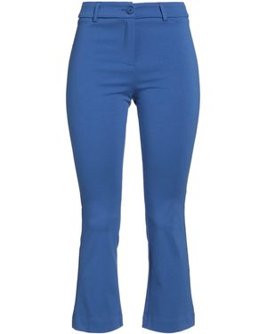 White Wise Pants - Blue