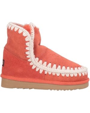 Mou Botines de caña alta - Rojo