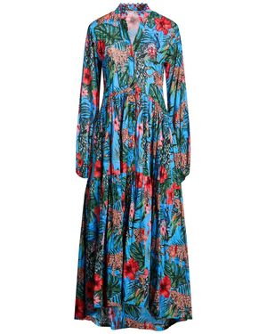 CONNOR & BLAKE Azure Maxi Dress Cotton - Blue