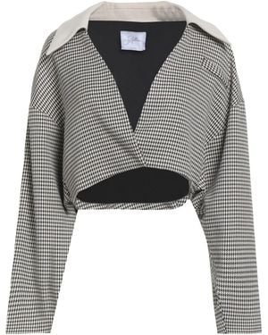 Soallure Jacket Polyester, Rayon, Elastane - Gray