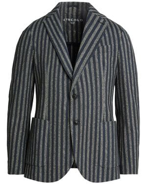 Circolo 1901 Midnight Blazer Cotton, Elastane - Black