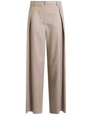 ViCOLO Taupe Pants Polyester, Viscose, Acrylic, Elastane - Natural