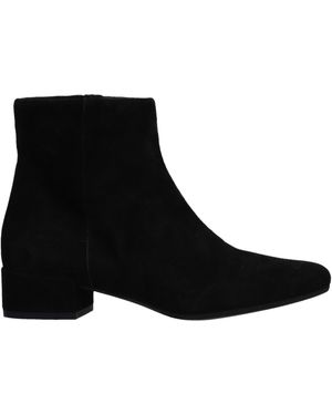 Lea-Gu Ankle Boots Soft Leather - Black