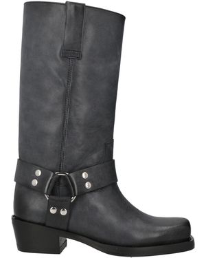 Paris Texas Boot Leather - Black