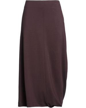 Lemaire Chocolate Midi Skirt Viscose, Silk, Elastane - Purple
