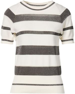 Gentry Portofino Sweater Cotton, Viscose, Polyester, Cashmere - Gray