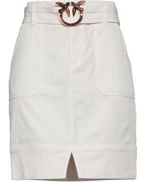 スカート Pinko Ivory Voile Cotton Maxi Skirt Long skirt in canvas and cotton voile PINKO → Shop Online