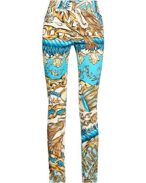Moschino Trousers Cotton, Elastane - Blue