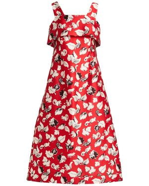 Beatrice B. Midi Dress Polyester - Red