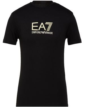 EA7 T-Shirt Viscose, Polyamide, Elastane - Black