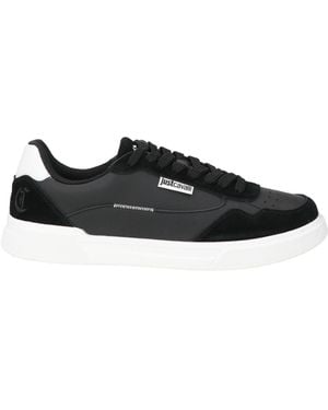 Just Cavalli Sneakers Leather - Black