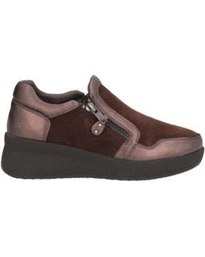 Cinzia Soft Sneakers Leather - Brown