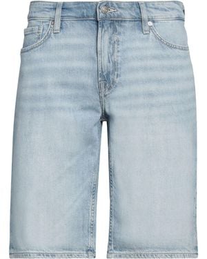 Guess Denim Shorts Cotton, Viscose - Blue