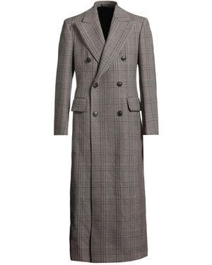 Emporio Armani Camel Coat Virgin Wool - Gray