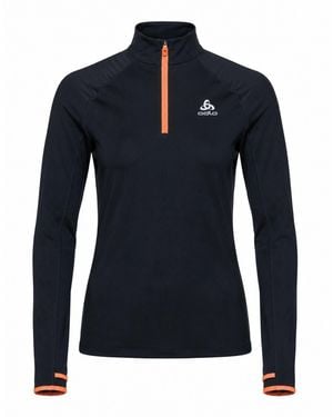 Odlo Charcoal T-Shirt Polyester, Elastane - Blue
