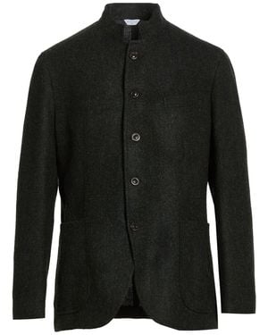 Boglioli Dark Blazer Wool - Black