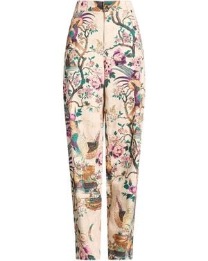Roberto Cavalli Pants Cotton, Elastane - Natural