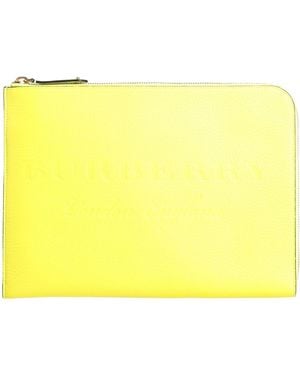Burberry Handbag Calfskin - Yellow
