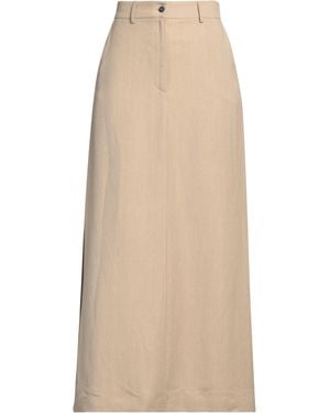 Antonelli Maxi Skirt Viscose, Linen - Natural