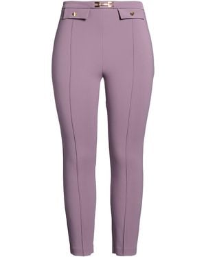 Elisabetta Franchi Trousers Polyester, Elastane - Purple