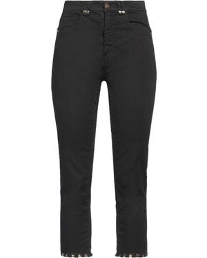 Angelo Marani Jeans Cotton, Elastane - Black