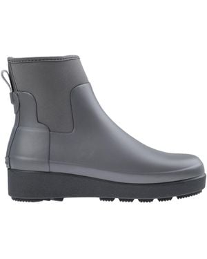 HUNTER Ankle Boots - Grey