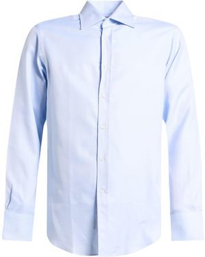 Bagutta Sky Shirt Cotton - Blue